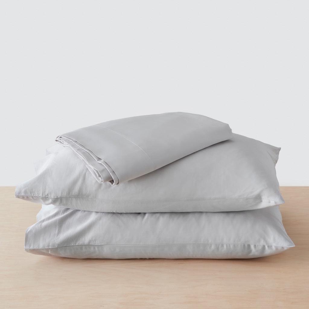 The Citizenry Organic Resort Cotton Bed Sheet Set | Full | White - Image 2