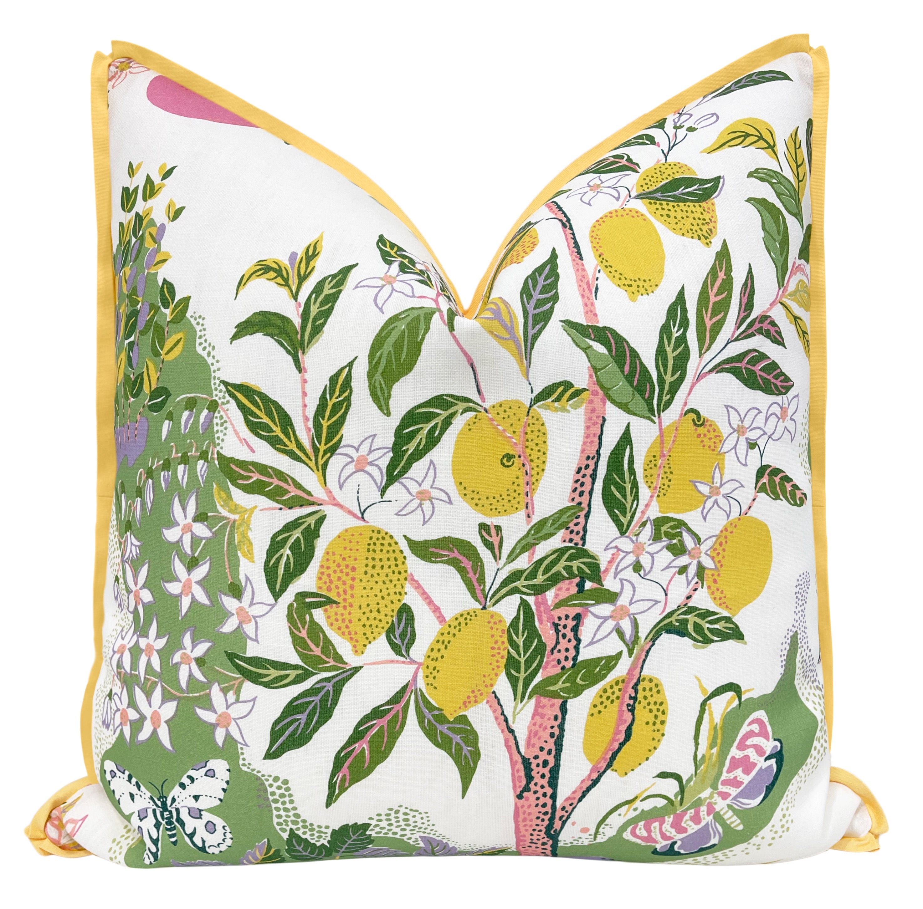 OUTDOOR : CITRUS GARDEN // LEMON - 20" X 20" / Butterfly Flange / DAFFODIL - Image 0