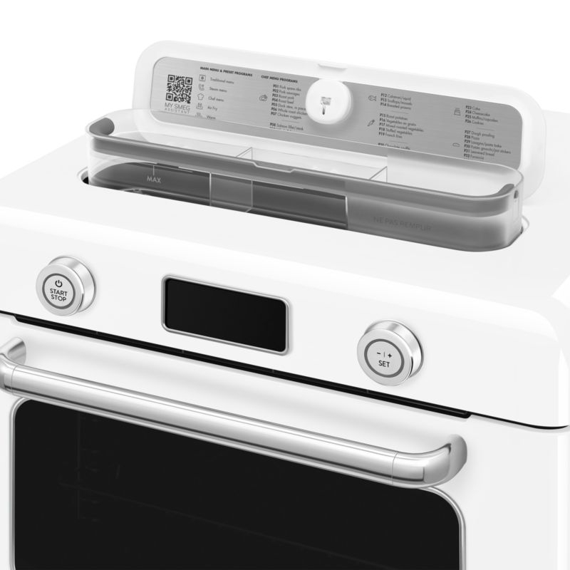 SMEG White Countertop Air Fry Oven With Steam - Image 4