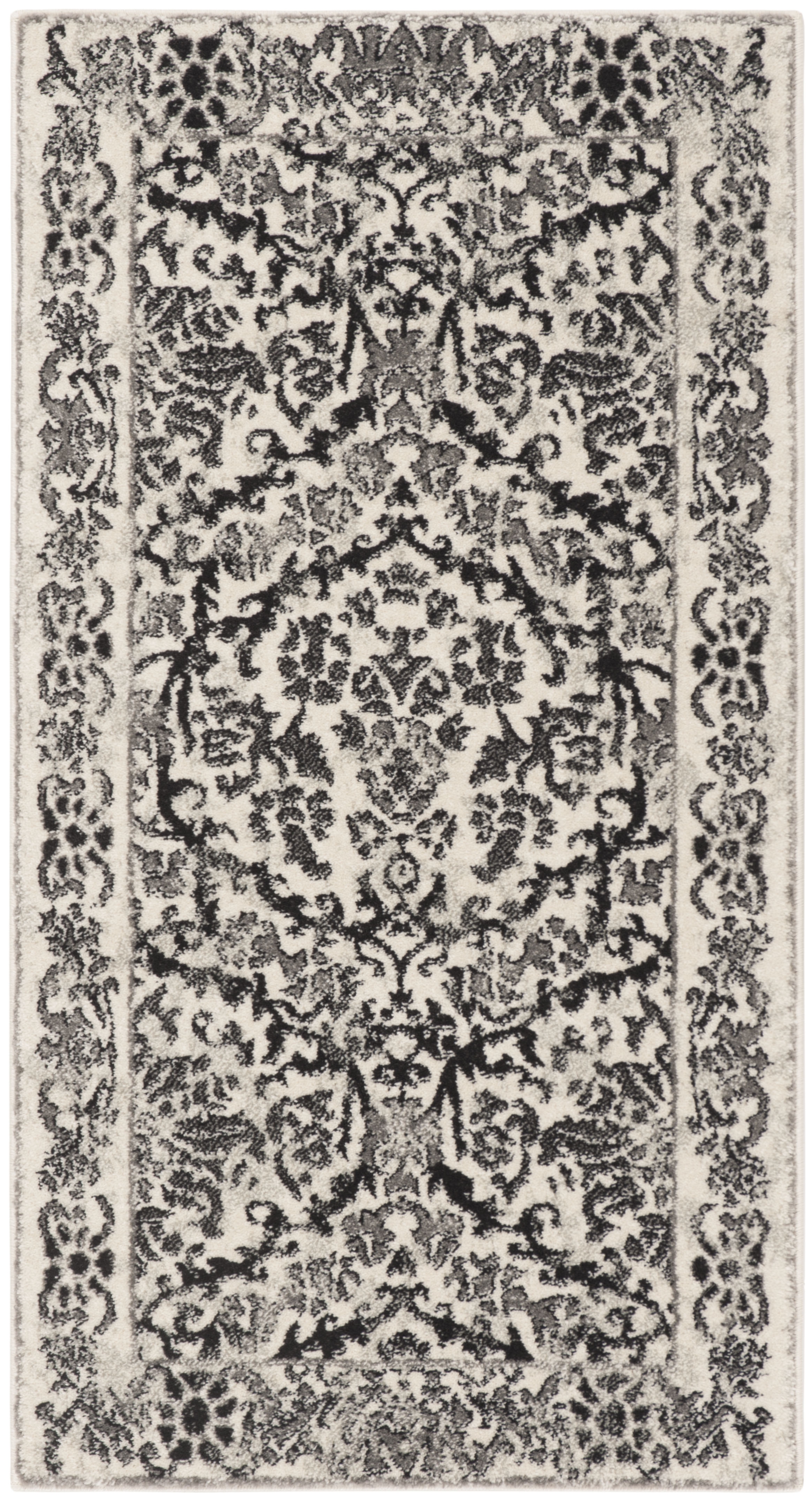Arlo Home Woven Area Rug, EVK242D, Ivory/Grey,  2' 2" X 4' - Image 0