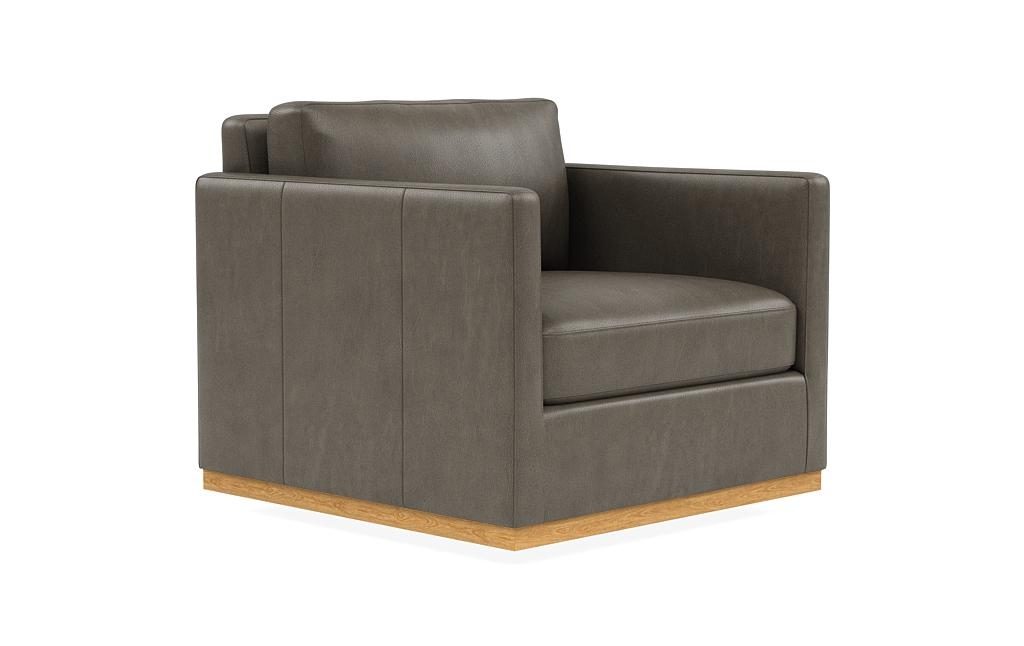 Jasper Leather Swivel Chair - Image 1