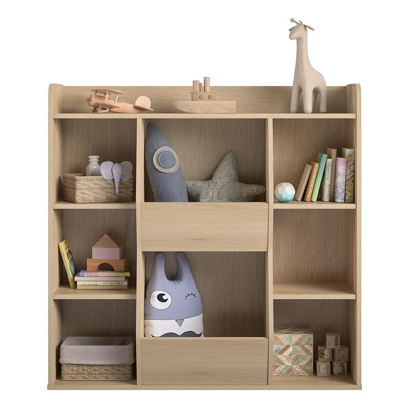 Thure Mack & Milo™ Toy Storage Kids Bookcase, Blonde Oak - Image 5