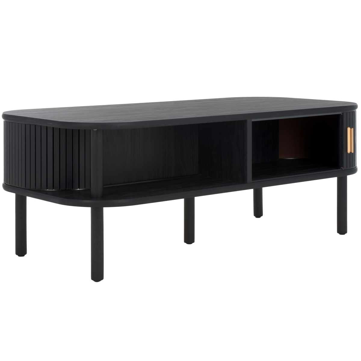 Tealla Coffee Table - Black / Gold - Safavieh - Image 7