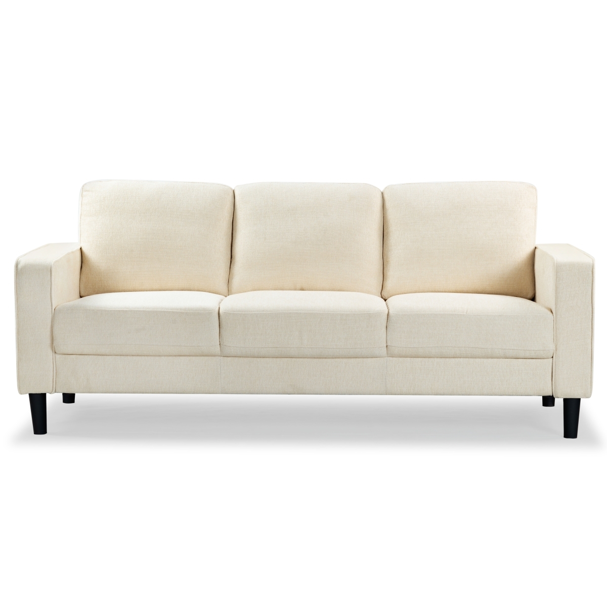 Felicianya Modern 3 Seater Sofa - Creme - Image 0