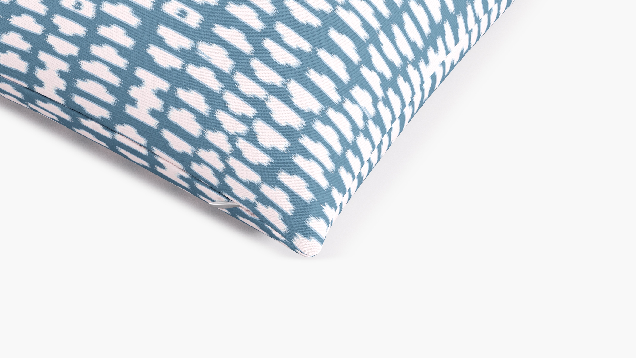 Throw Pillow 20", Dusty Blue Odalisque, 20" x 20" - Image 1