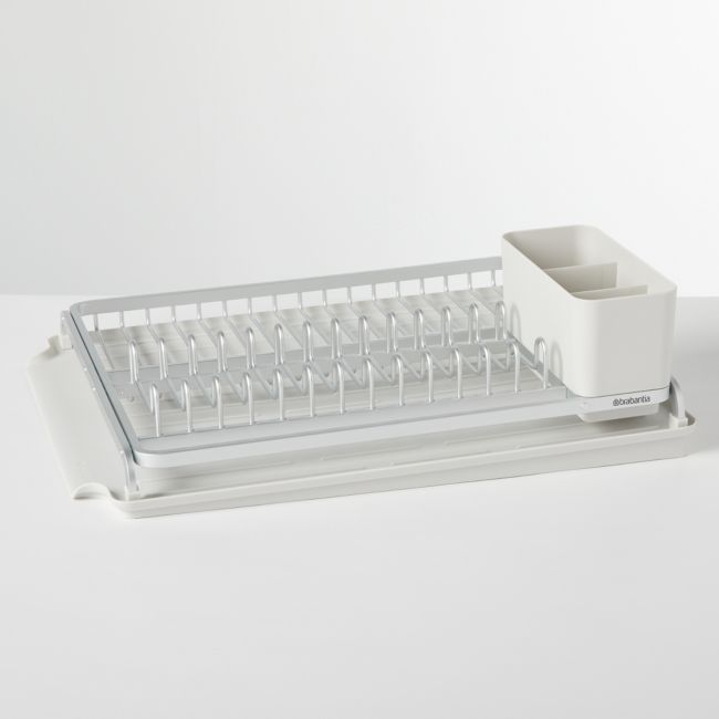 Brabantia Sinkside Dish Drying Rack, Large, Light Grey - Image 0