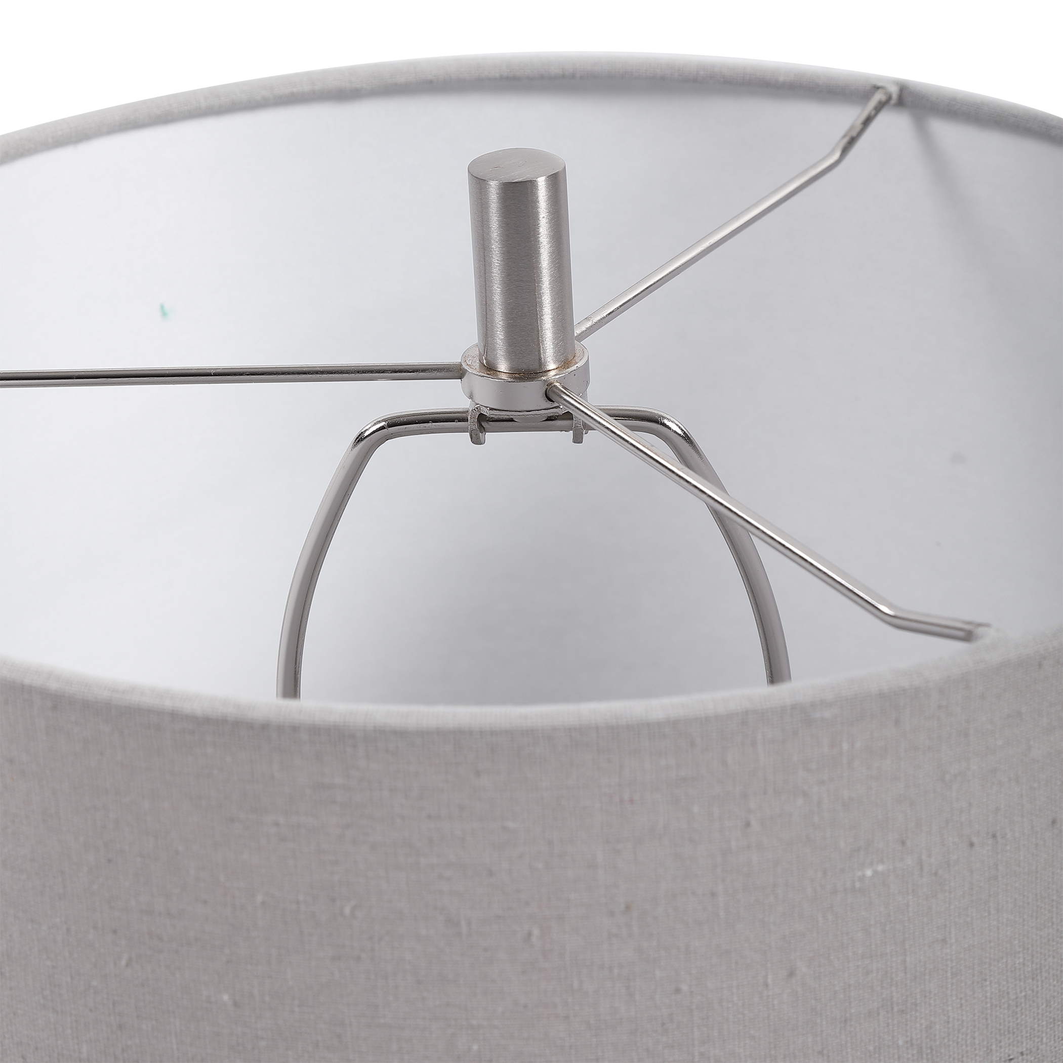 Geometric Table Lamp, White, 21.5" - Image 6