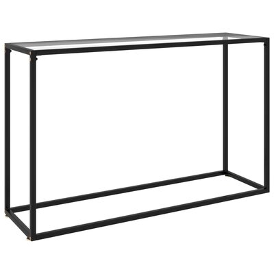 Ebern Designs Console Table Transparent 23.6"X13.8"X29.5" Tempered Glass - Image 0