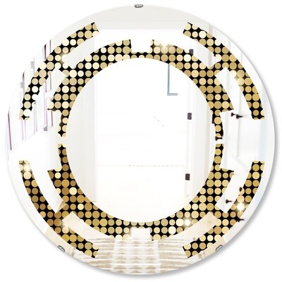 Space Abstract Mosaic Modern & Contemporary Frameless Wall Mirror - Image 0