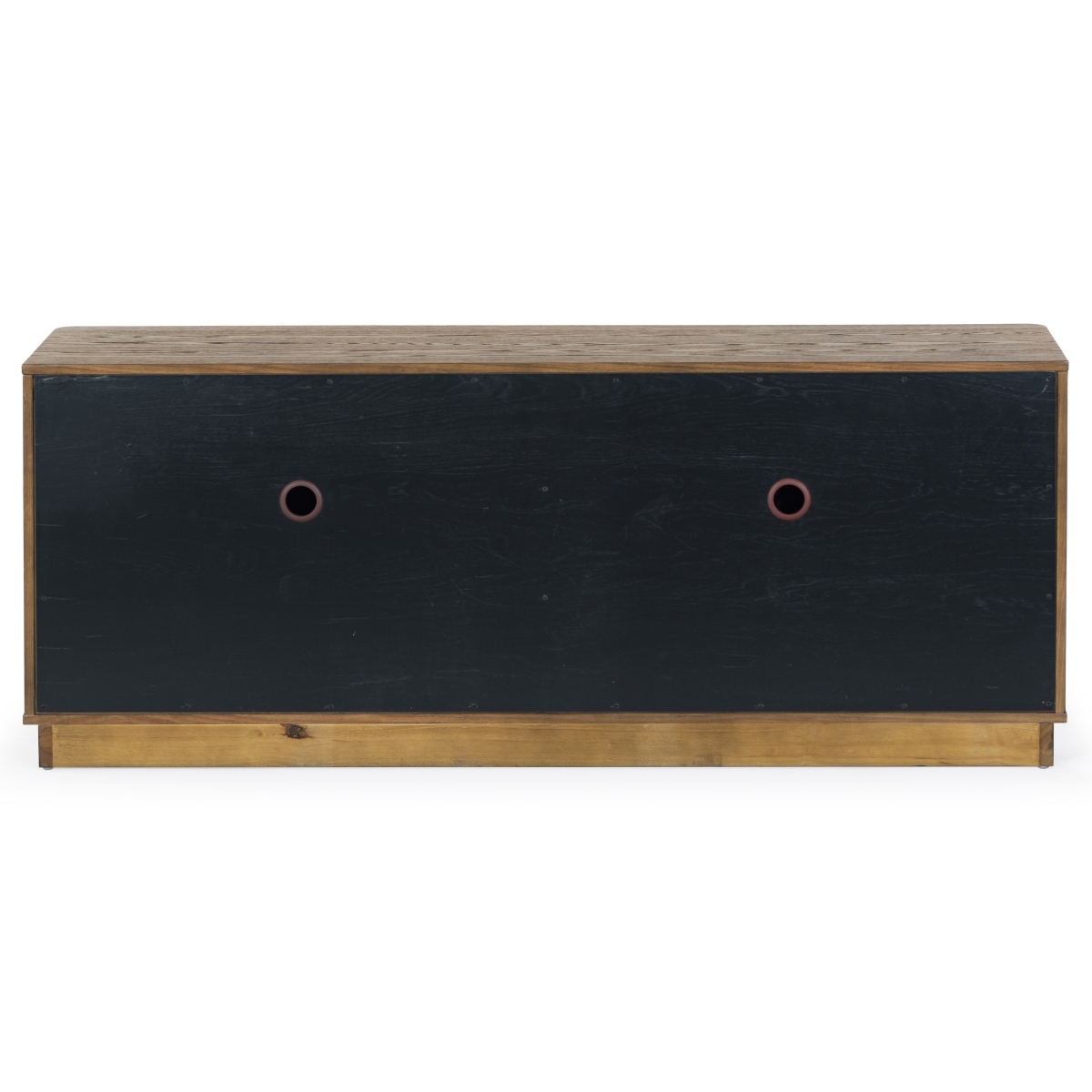 Gabrietta Wood Tv Stand - Medium Oak/Black - Image 6