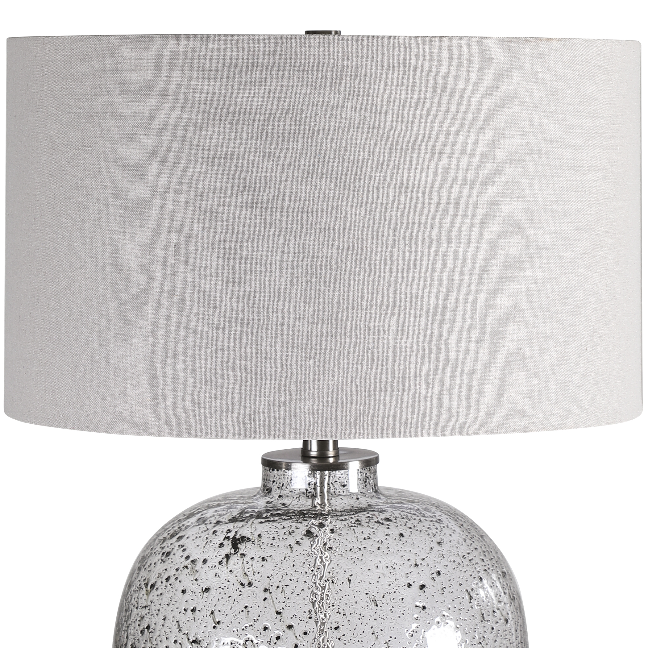 Storm Glass Table Lamp, 17" x 17" x 23.25" - Image 4