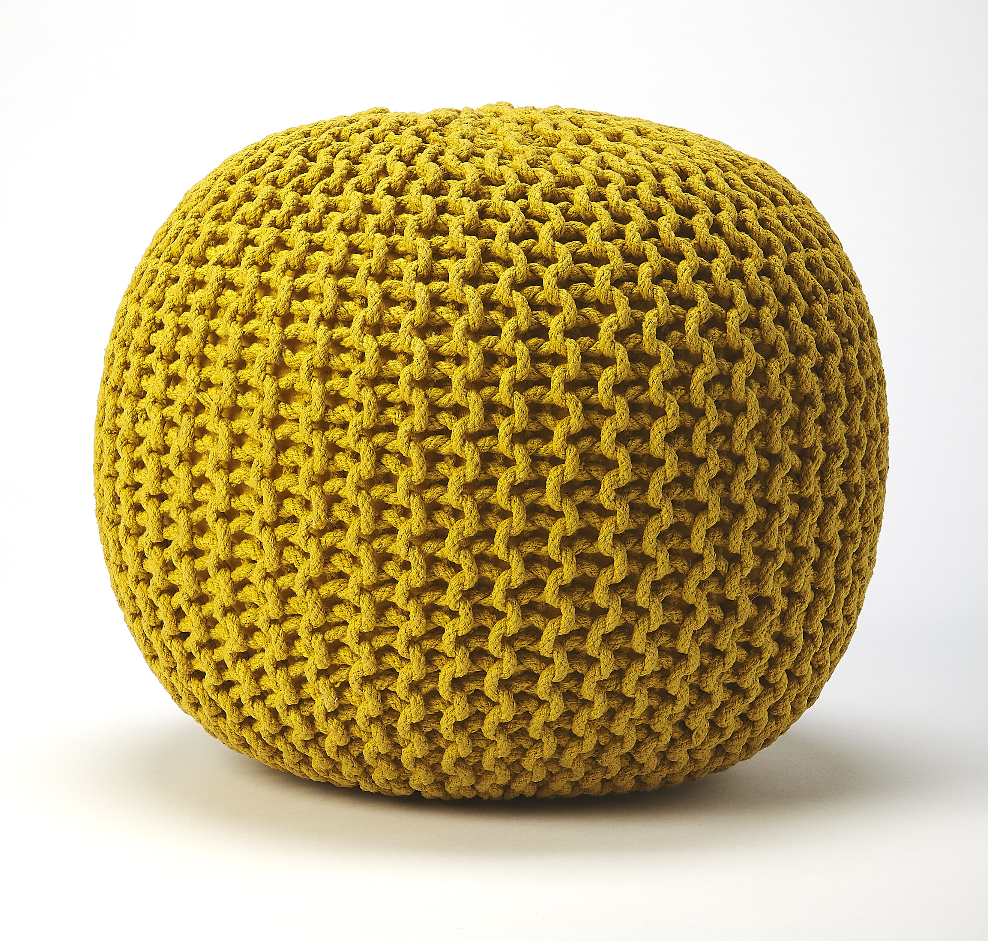 Pincushion Yellow Pouffe - Image 1
