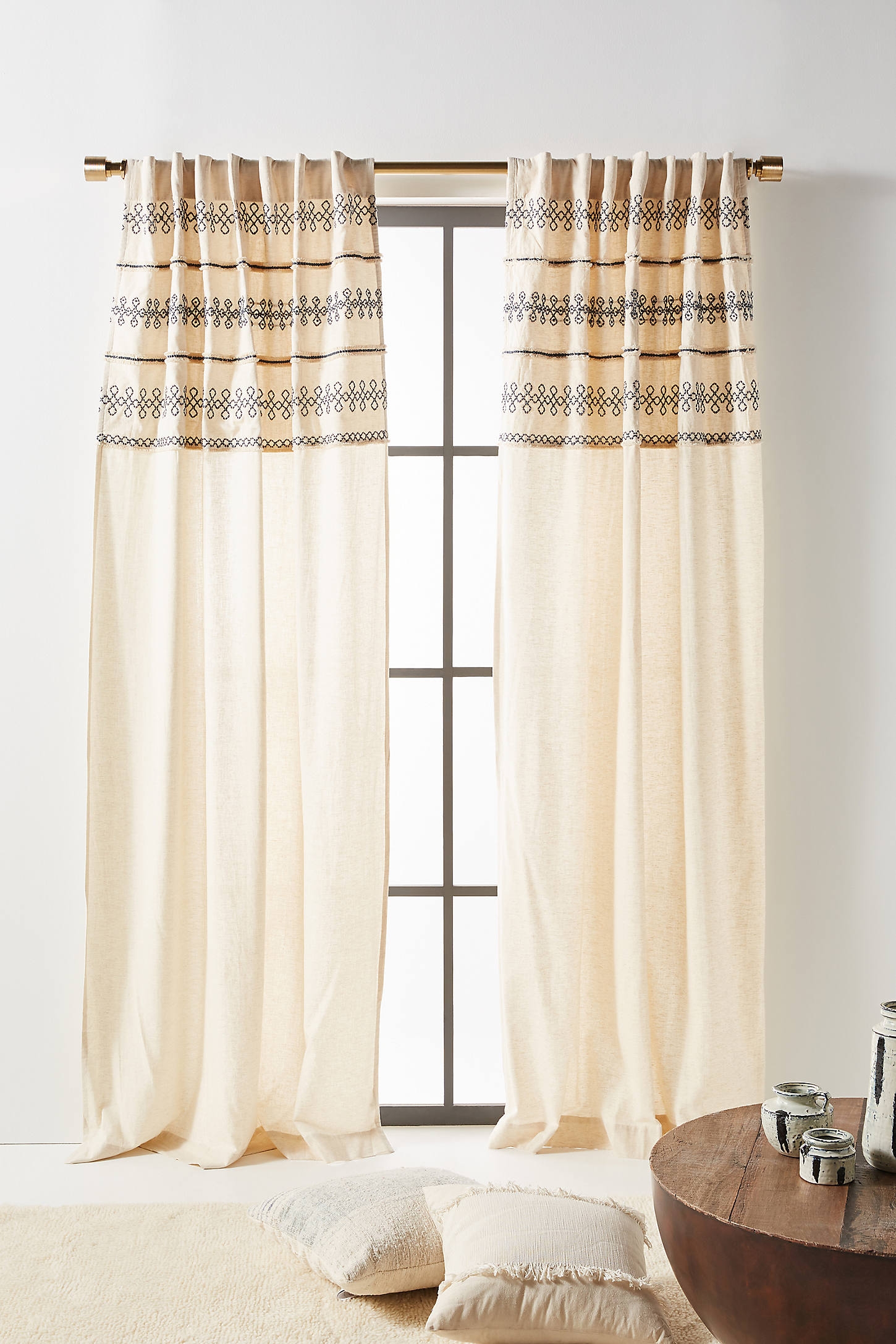 Embellished Mischa Curtain - Image 0