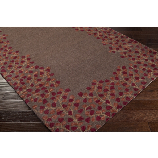 Athena Brown Indoor 12' x 15' Handmade Rug - Image 2