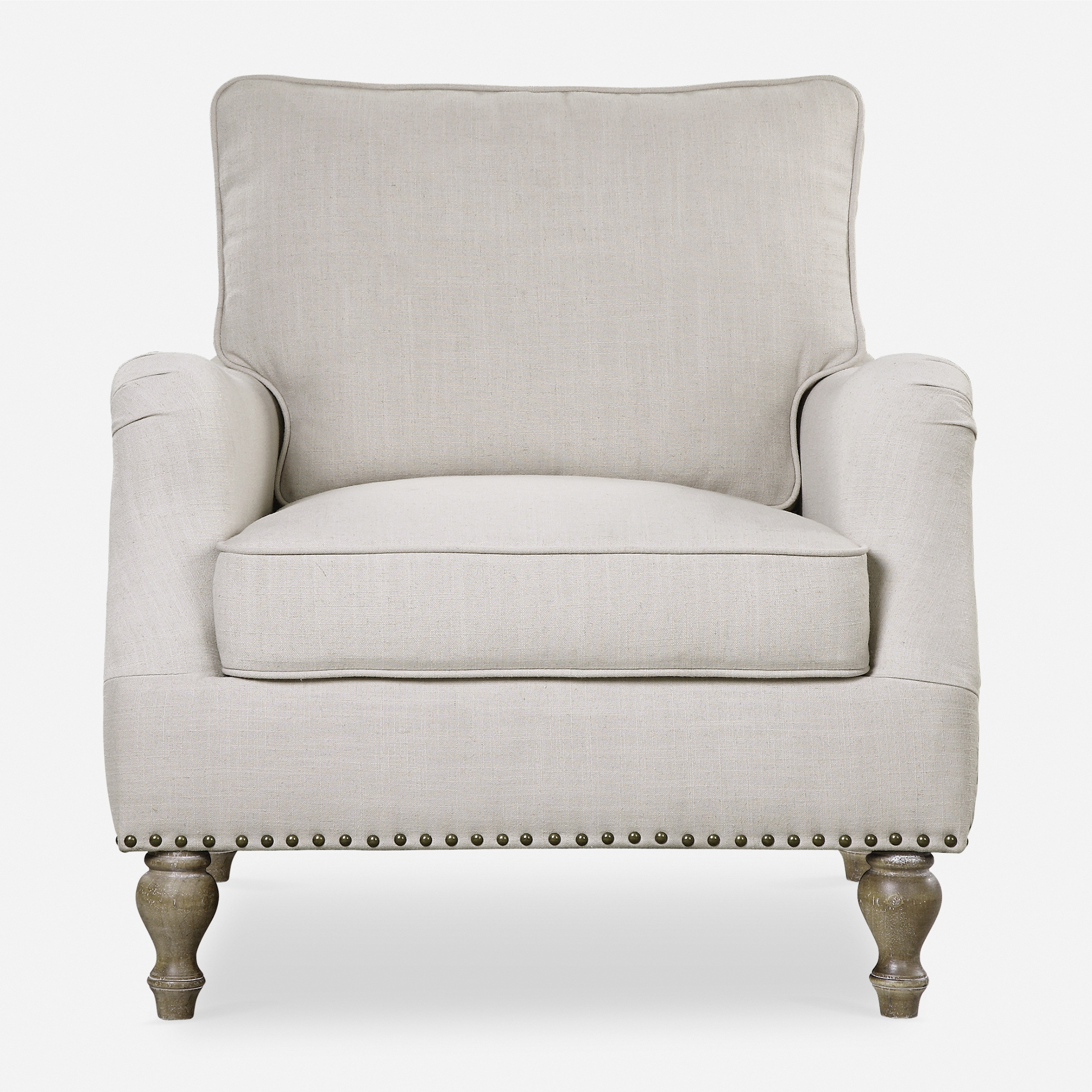 Armstead Antique White Armchair - Image 0