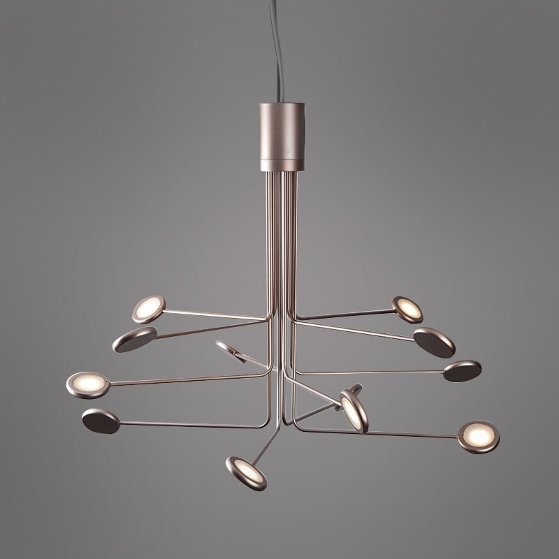 ZANEEN design Arbor 12 - Light Sputnik Modern Linear LED Chandelier - Image 0