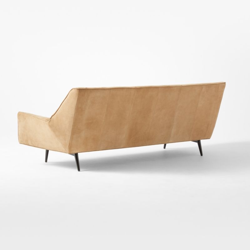 Origami Suede and Boucle Sofa Model 3147 by Paul McCobb - Image 4