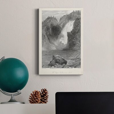 -The Upper Yellowstone Falls Premium Gallery Wrapped Canvas - Ready To Hang - Image 0