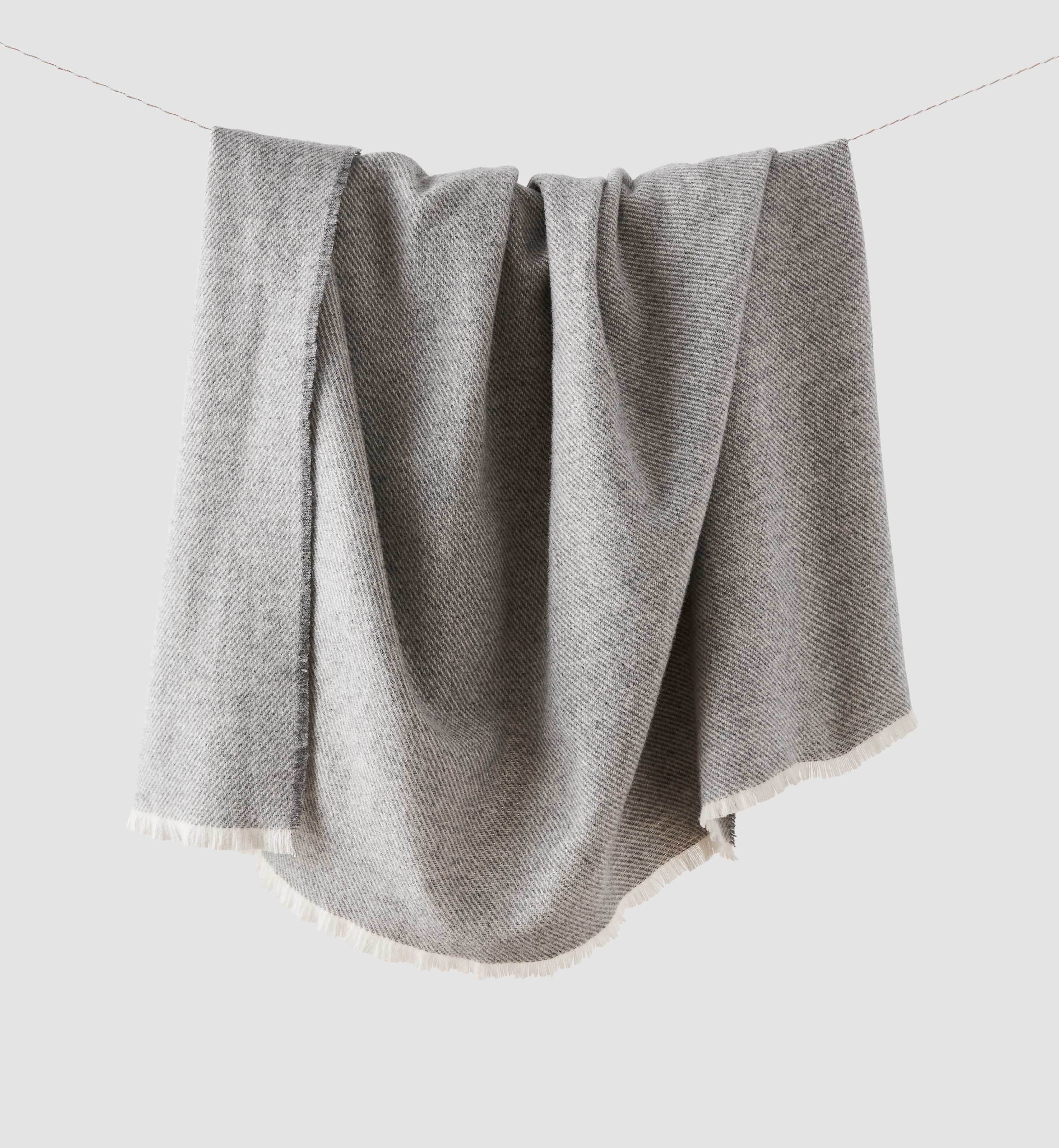 The Citizenry Maeve Merino Throw | Grey - Image 0