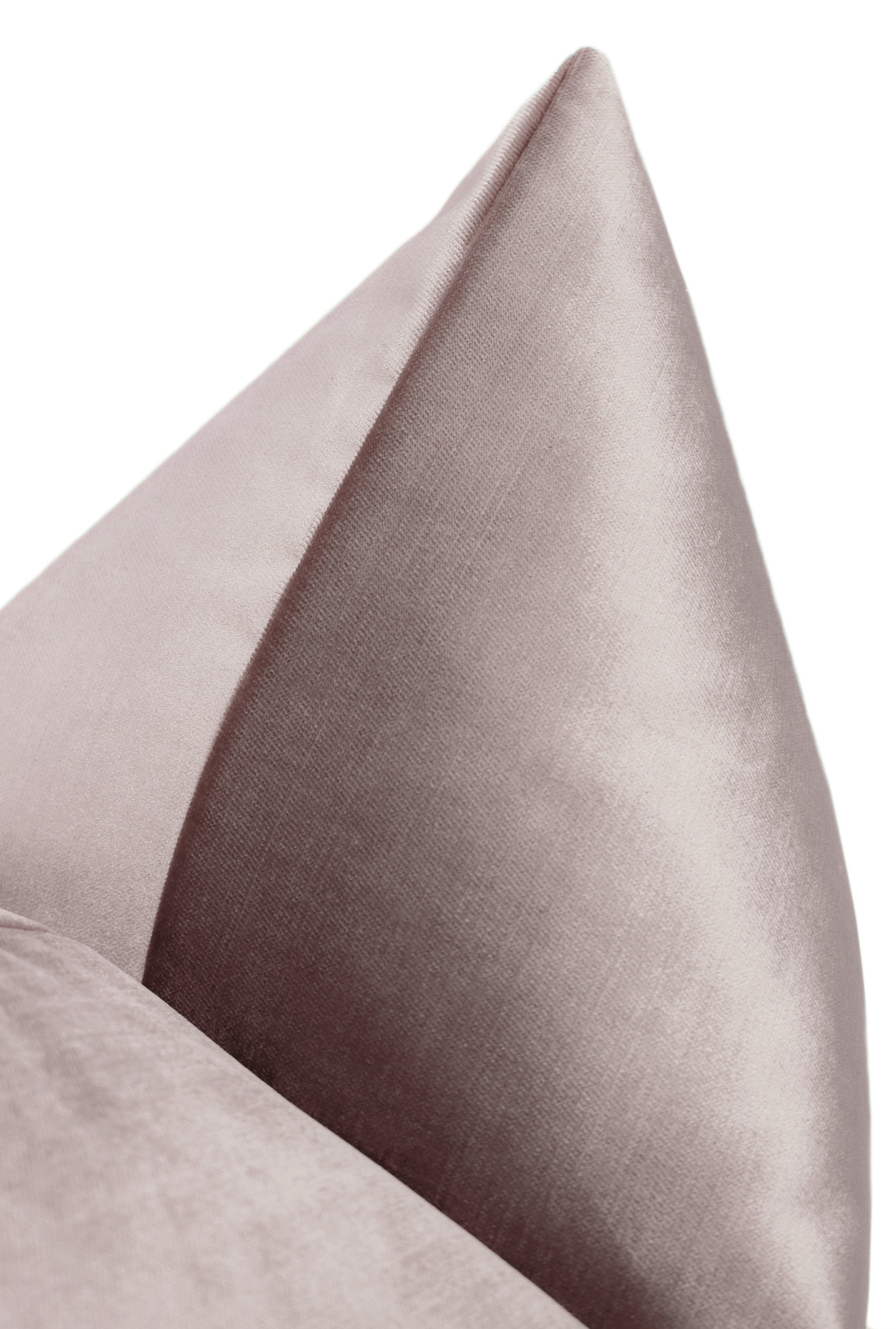 FAUX SILK VELVET // SMOKEY LAVENDER - 20" X 26" STANDARD SHAM - Image 2