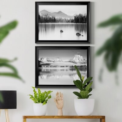 Mountain Reflection Premium Framed Canvas - Ready To Hang - Image 0