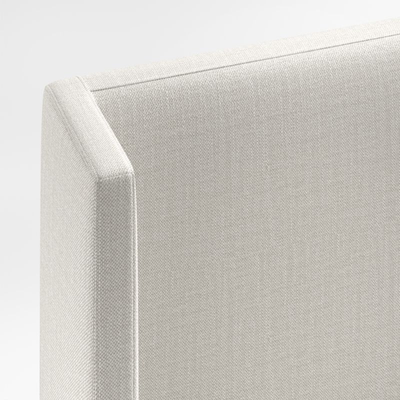 Arden 52" Beige Upholstered Queen Headboard with Storage Bed Base - Image 1