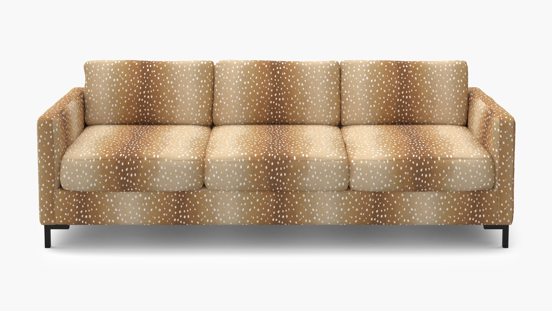 Modern Sofa, Faline, Bronze L Leg - Image 0