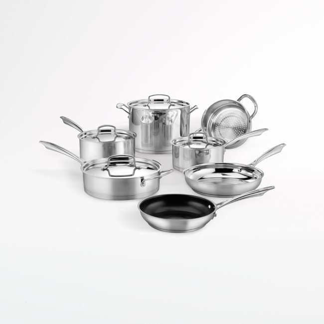 Cuisinart ® Professional Series ™ 11-Piece Stainless Steel Cookware Set - Image 0