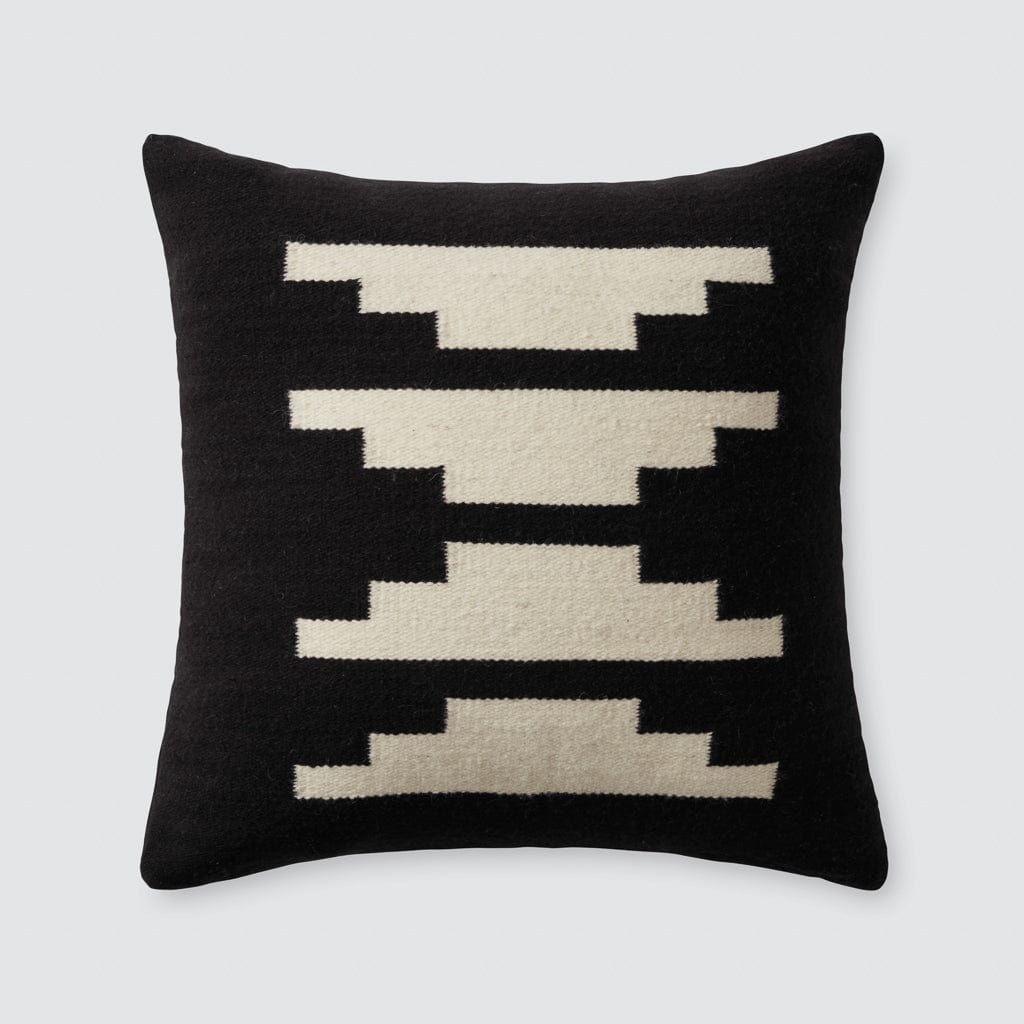 The Citizenry Las Gradas Pillow | 18" x 18" | Black - Image 0