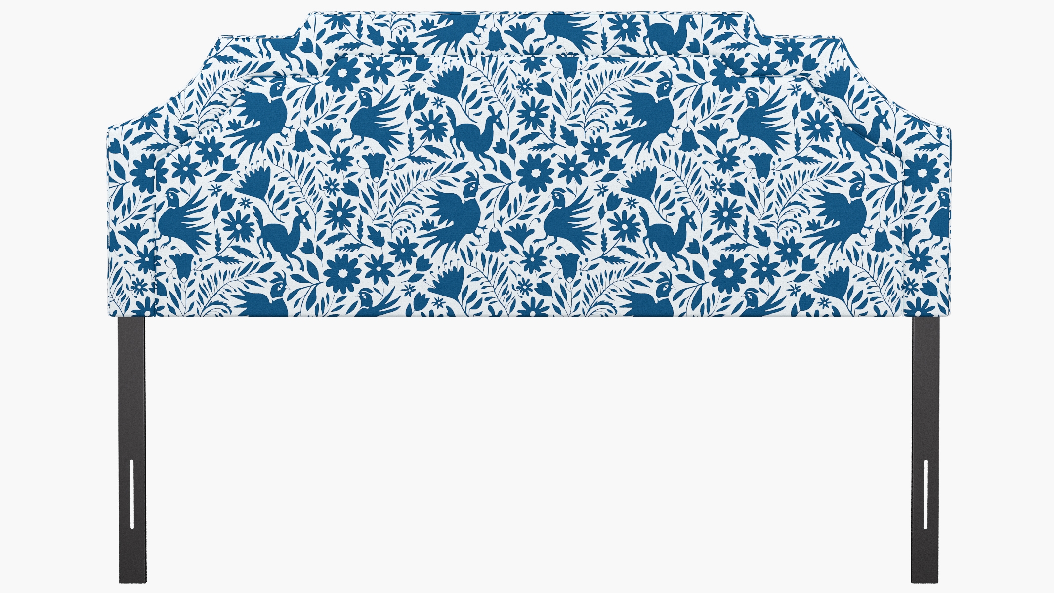 Art Deco Headboard, Cerulean Frida, King - Image 1