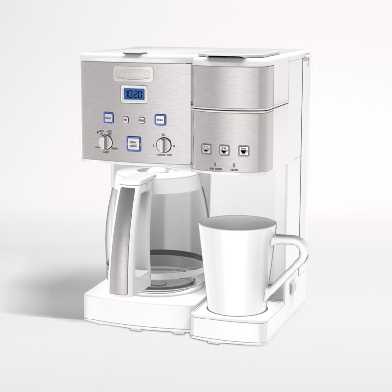 Cuisinart Â® Coffee Center Â® White 12-Cup Coffee Maker and Single-Serve Brewer - Image 2