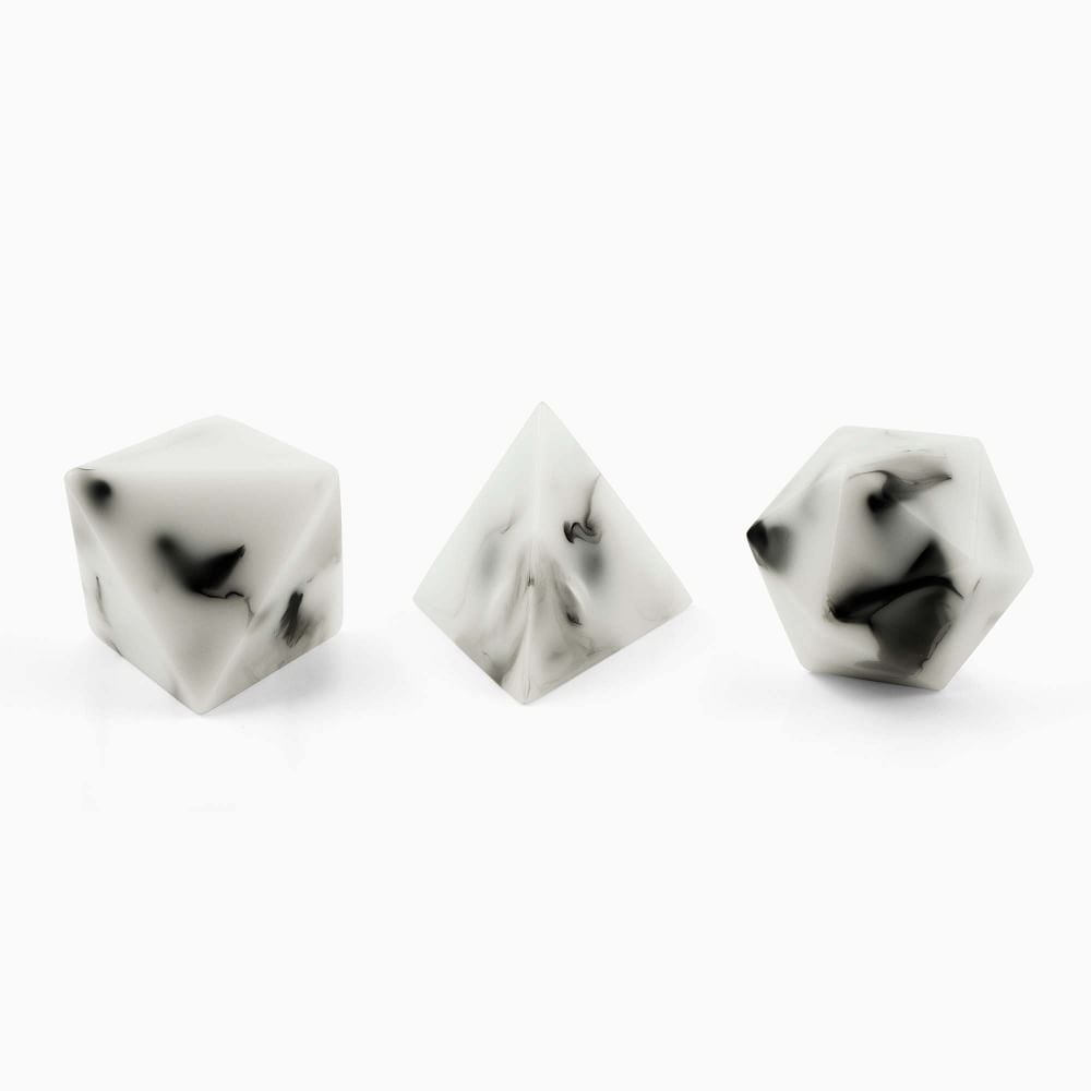 Magnetic Marble Objects, Set of 3 - Image 0