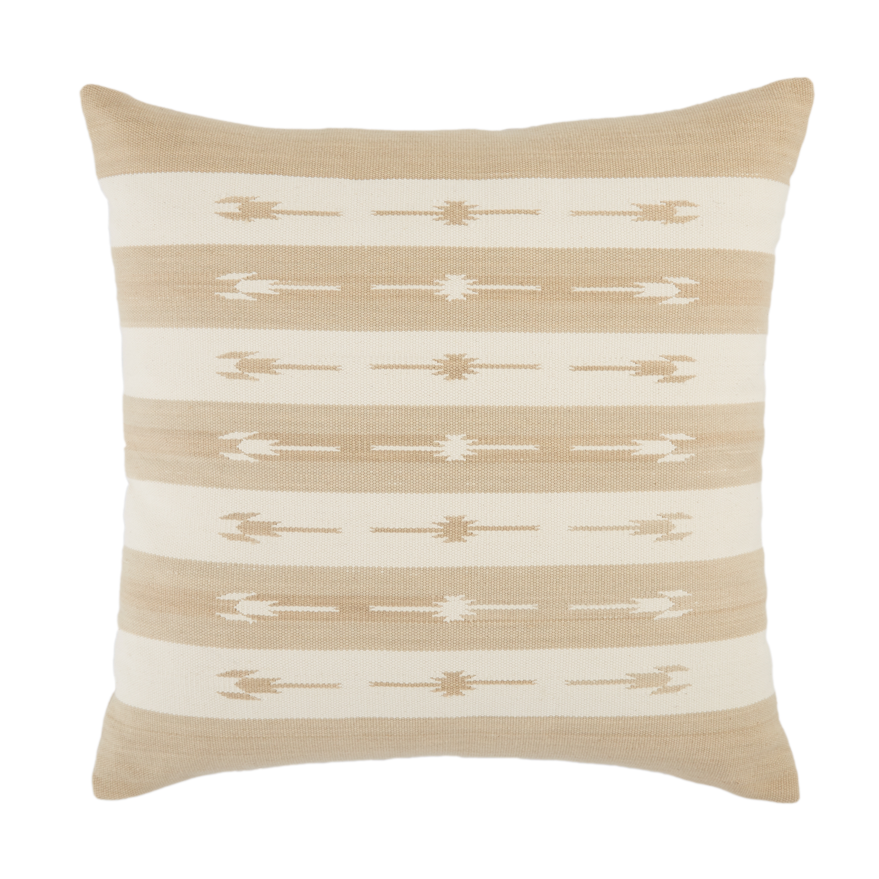 Design (US) Taupe 22"X22" Pillow - Image 0