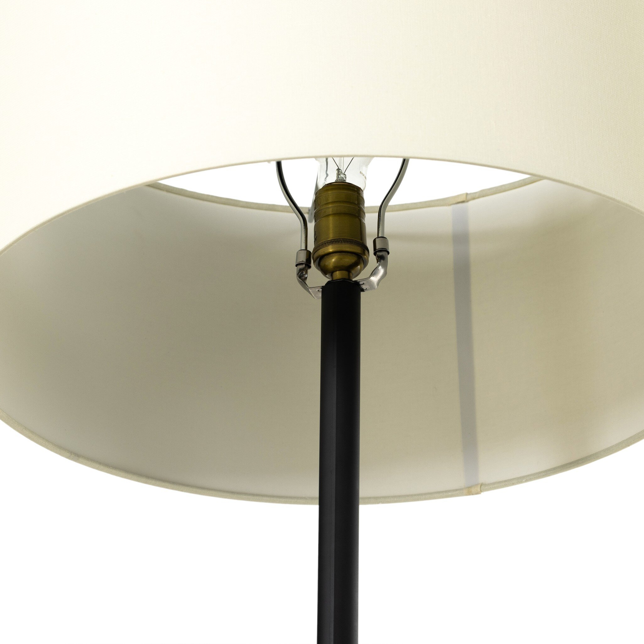 Wren Floor Lamp - Reactive White Glaze - Image 7