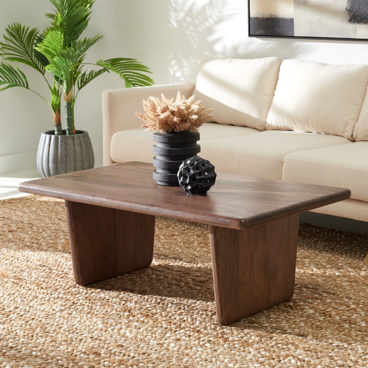 Felicity Wood Coffee Table - Natural - Image 1