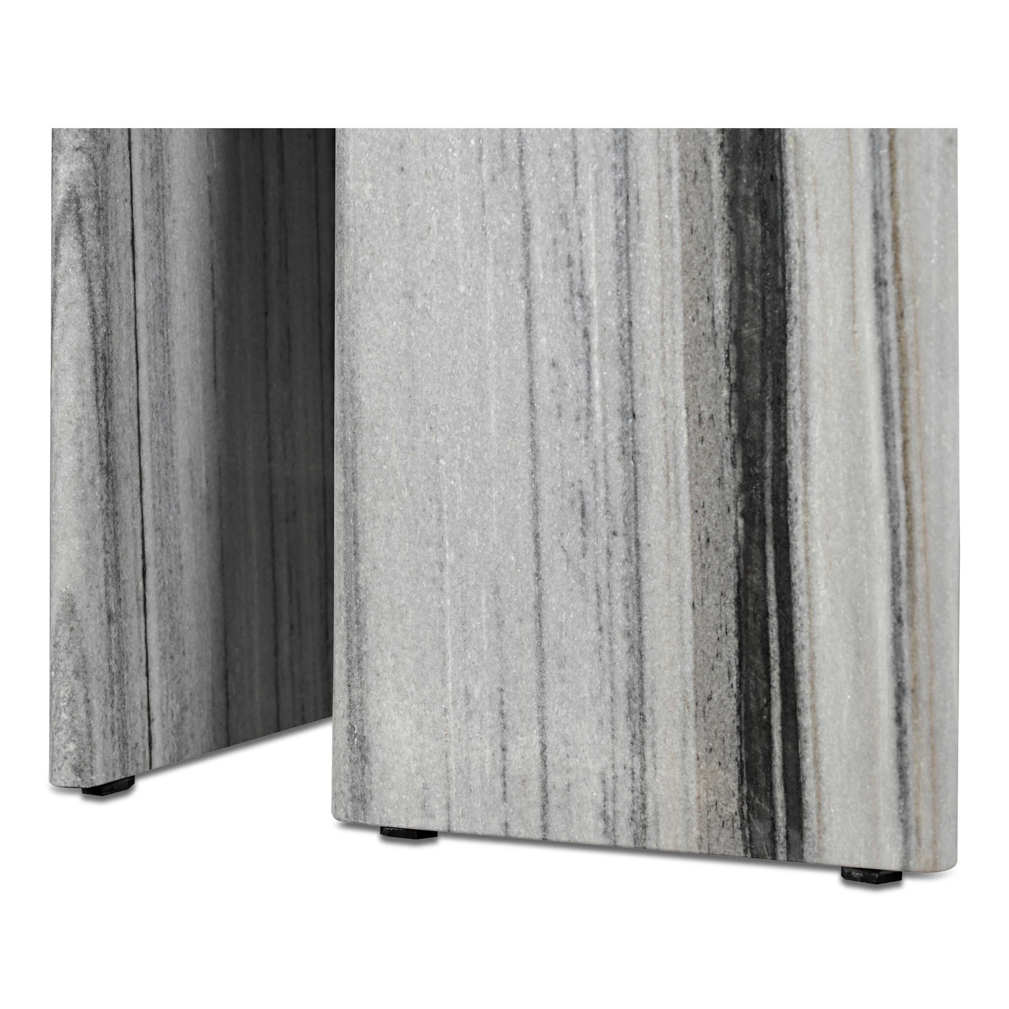 Celia Oval Dining Table Panda Marble - Image 6