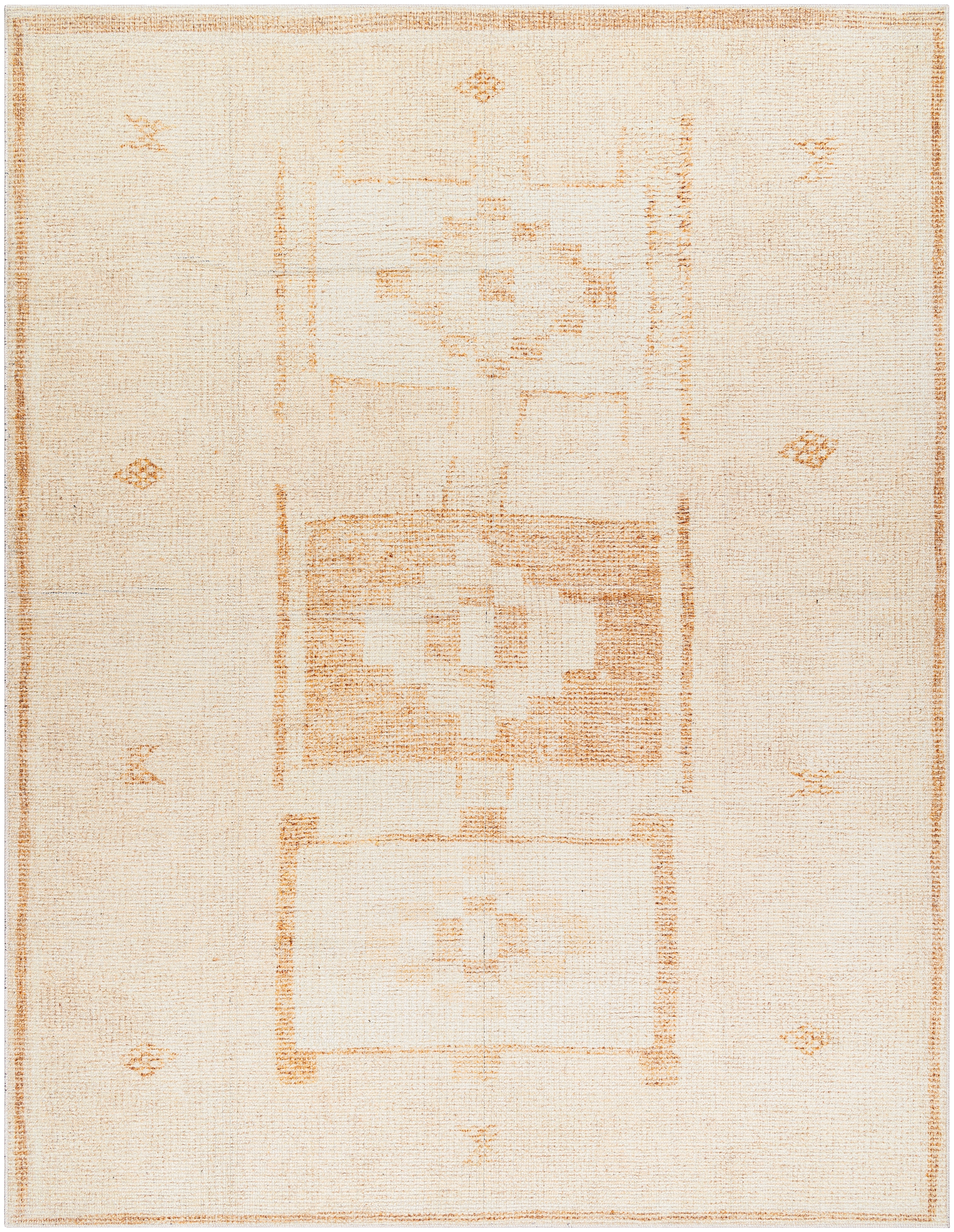 Solana Beige Indoor 7'10" x 10' Machine Woven Rug - Image 0