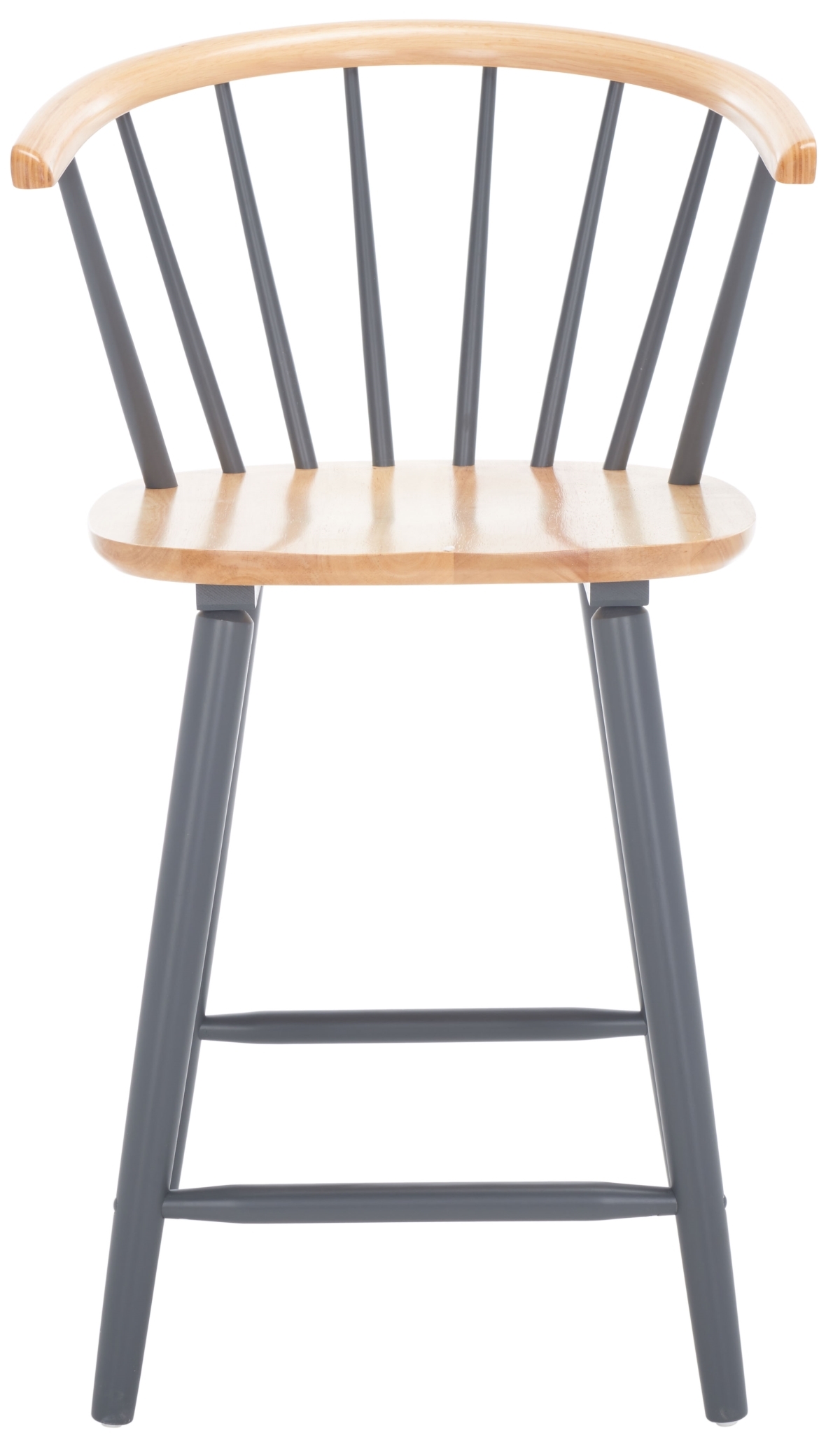 Blanchard Counter Stool - Natural / Grey - Safavieh - Image 0
