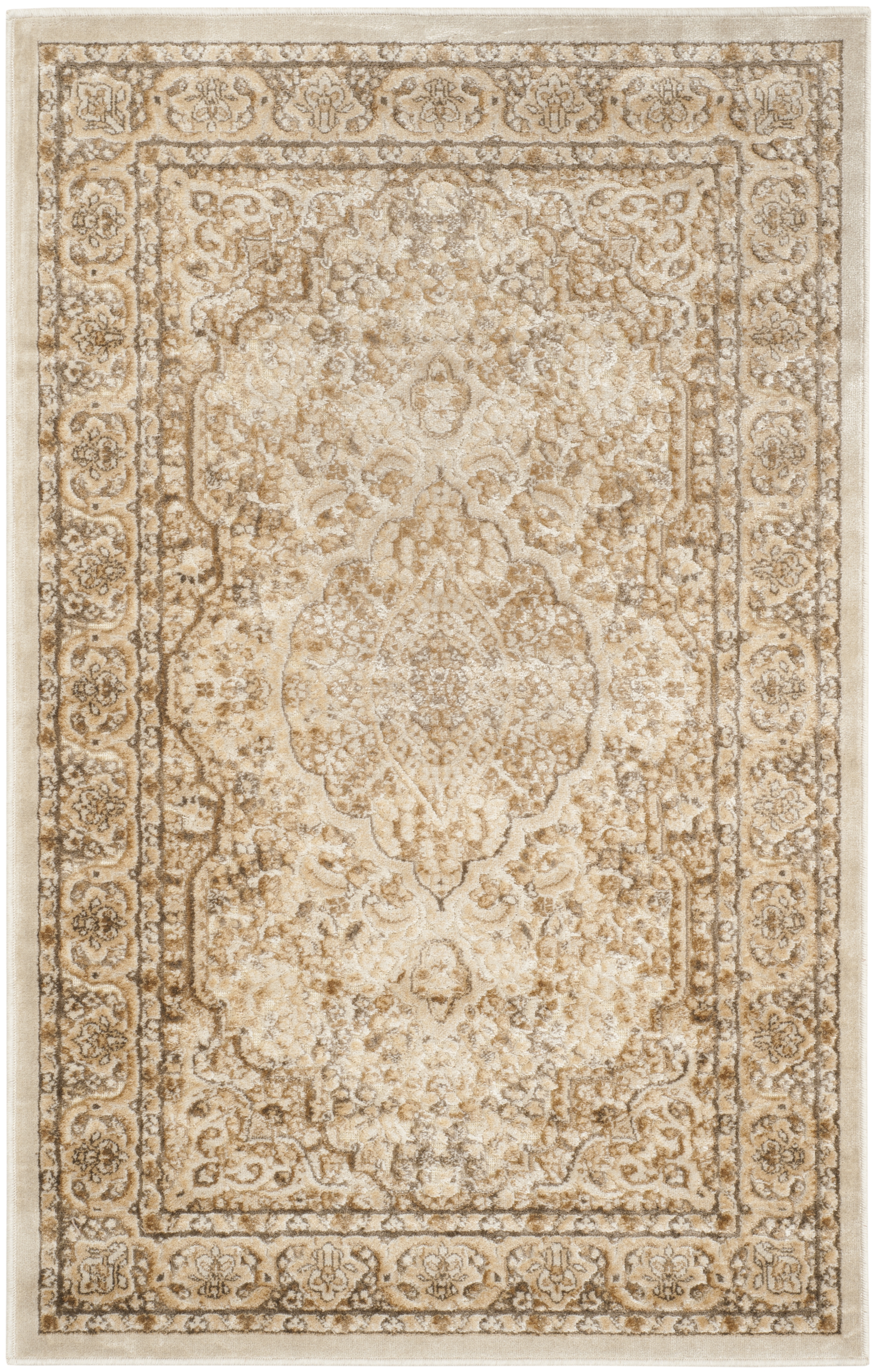 Arlo Home Woven Area Rug, PAR169-3444, Stone/Cream,  2' 7" X 4' - Image 0