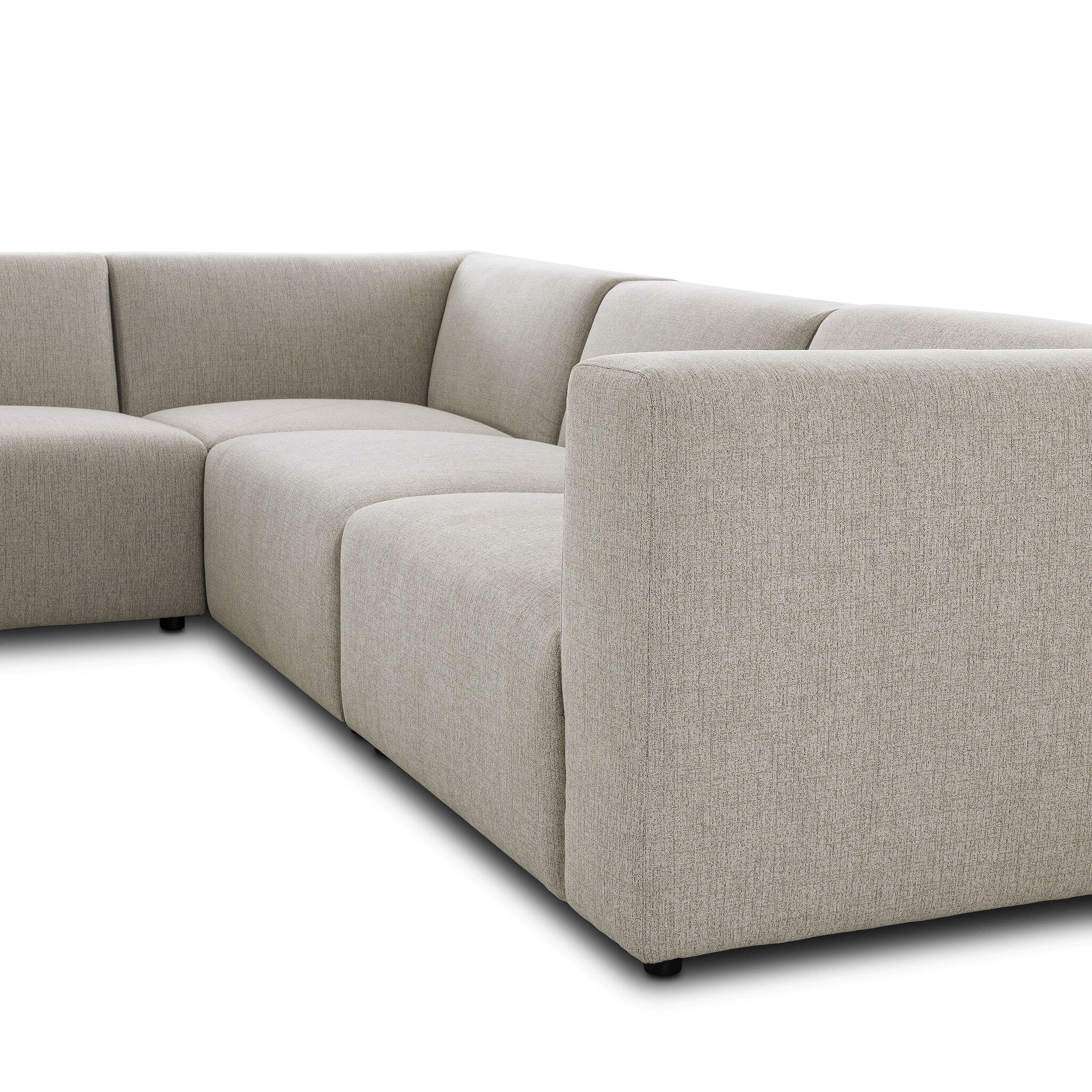 Lawndale 6 Piece Sectional - Napa Sandstone - Image 6