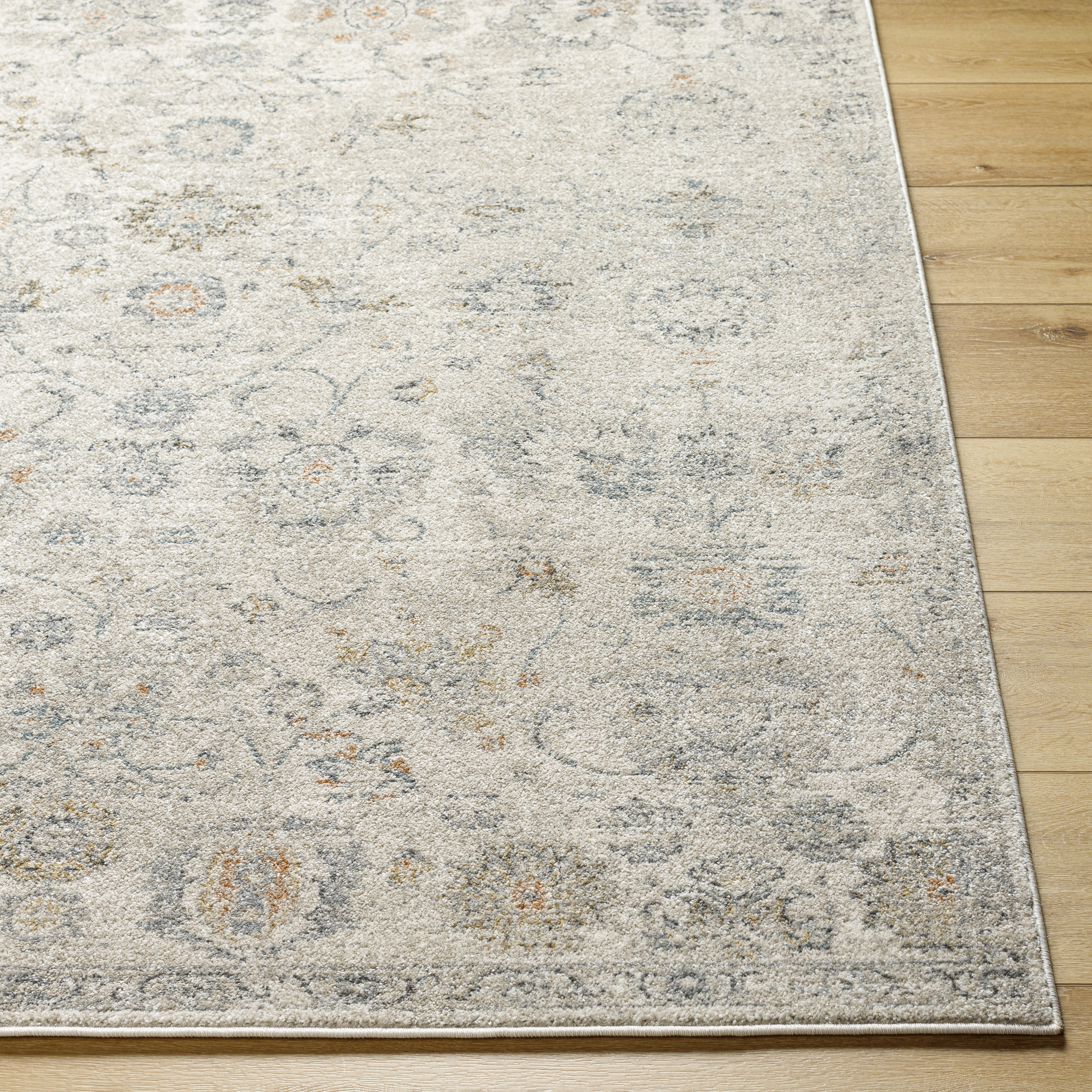 Livabliss Alpharetta Beige Indoor 5'3" x 7' Machine Woven Rug - Image 2