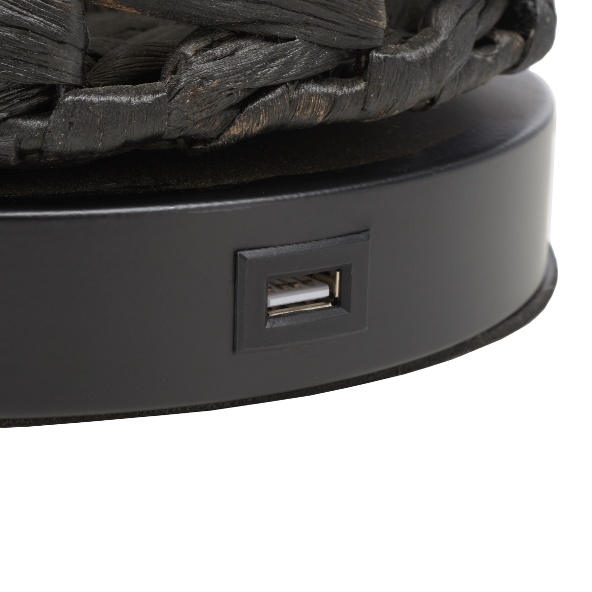 Kirin 15" Table Lamp W/ Usb - Black - Safavieh - Image 0