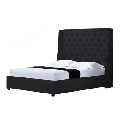 Salena Queen Tufted Upholstered Low Profile Platform Bed - Image 0