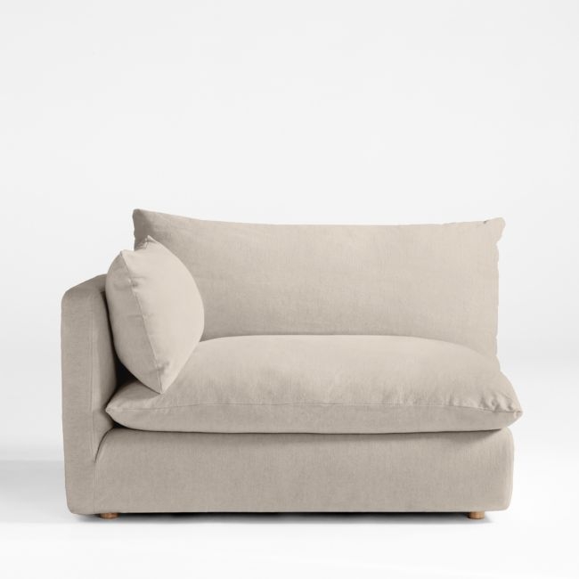 Unwind Left-Arm Slipcovered Chair - Image 0