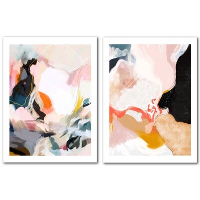 Apricot Dawn by Louise Robinson - 2 Piece Print Set - Image 0