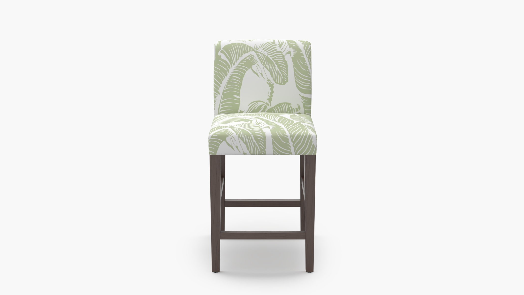 Signature Dining Counter Stool, Sage Martinique® Encore, Espresso Square Tapered Leg - Image 0