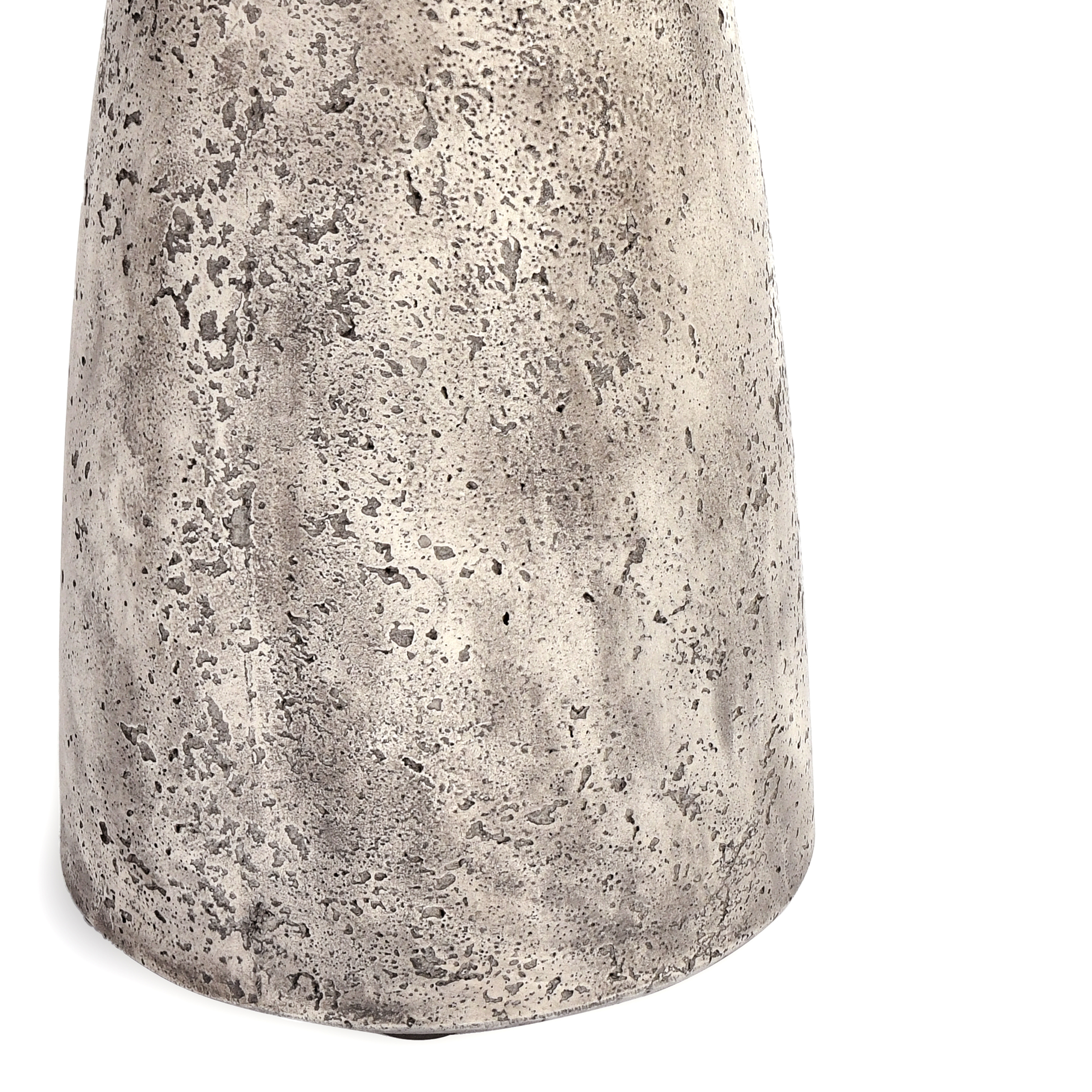 Collins 19" Outdoor Accent Table Light Gray - Image 3