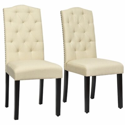 Set Of 2 Tufted Upholstered Dining Chair - Image 0