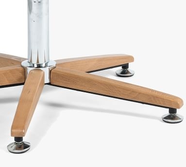 Colusa Upholstered Swivel Desk Chair, Fedora Oatmeal - Image 4
