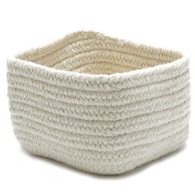 All-Natural Wool Chucky Braided Basket - Image 0